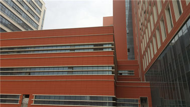 Çin Yüksek Mukavemet ile Modern Terracotta Havalandırmalı Dış Cephe Bina Malzemeleri Fabrika